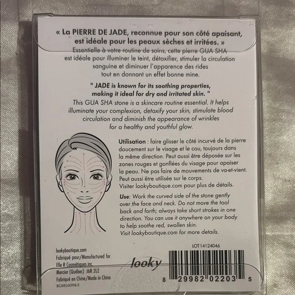 Looky Jade Gua Sha Facial Massager - Picture 2 of 2